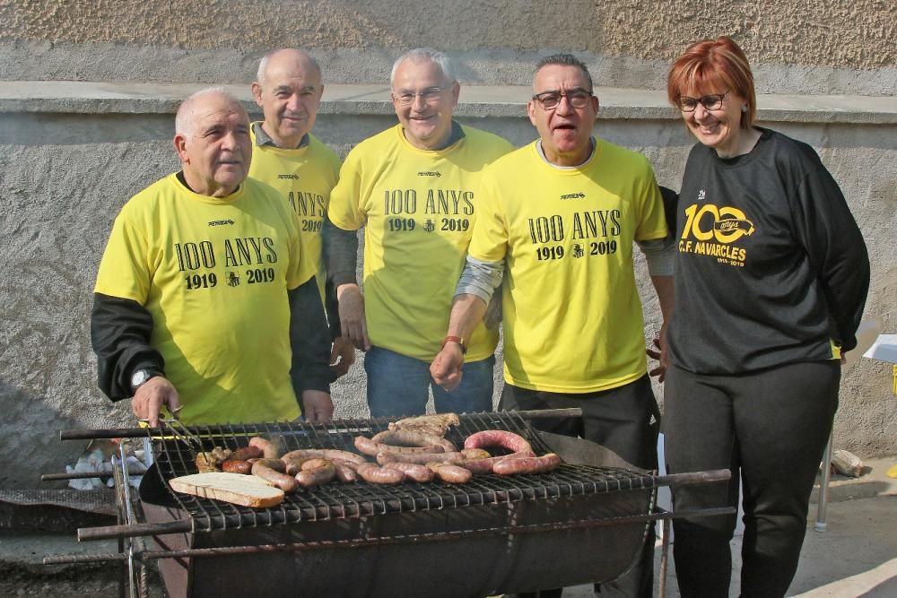 El futbol navarclí obre els actes del Centenari. Acte Centenari CF Navarcles. Jornada esportiva matinal