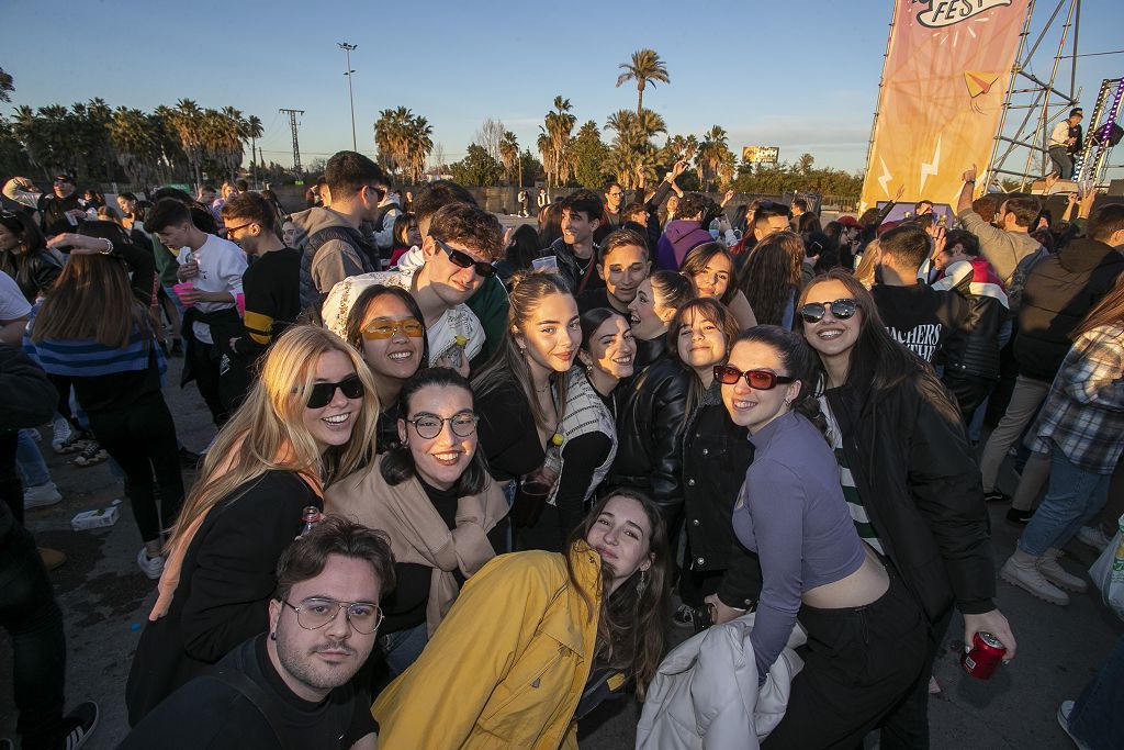 Las imágenes de la macrofiesta universitaria en La Fica (27/01/2023)