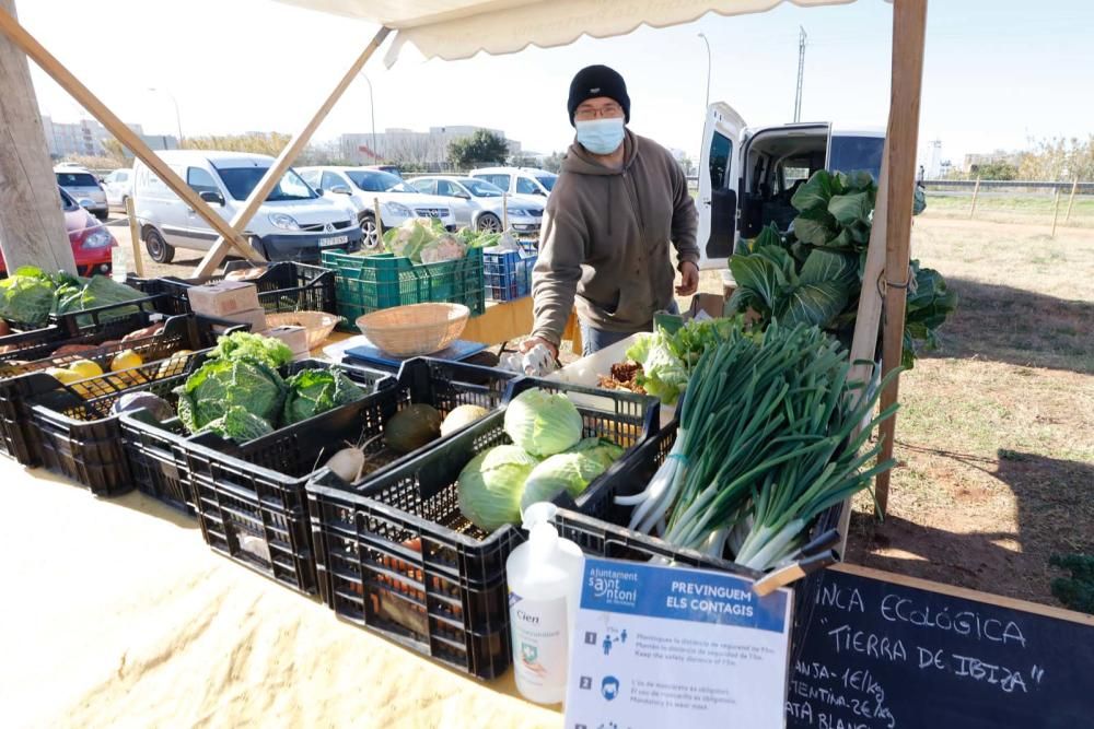 Mercado agrícola y ecológico de la Cooperativa de Sant Antoni.