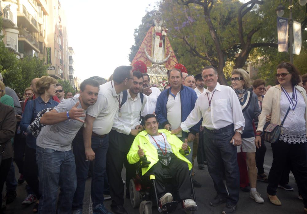 La Virgen de la Fuensanta regresa al Santuario