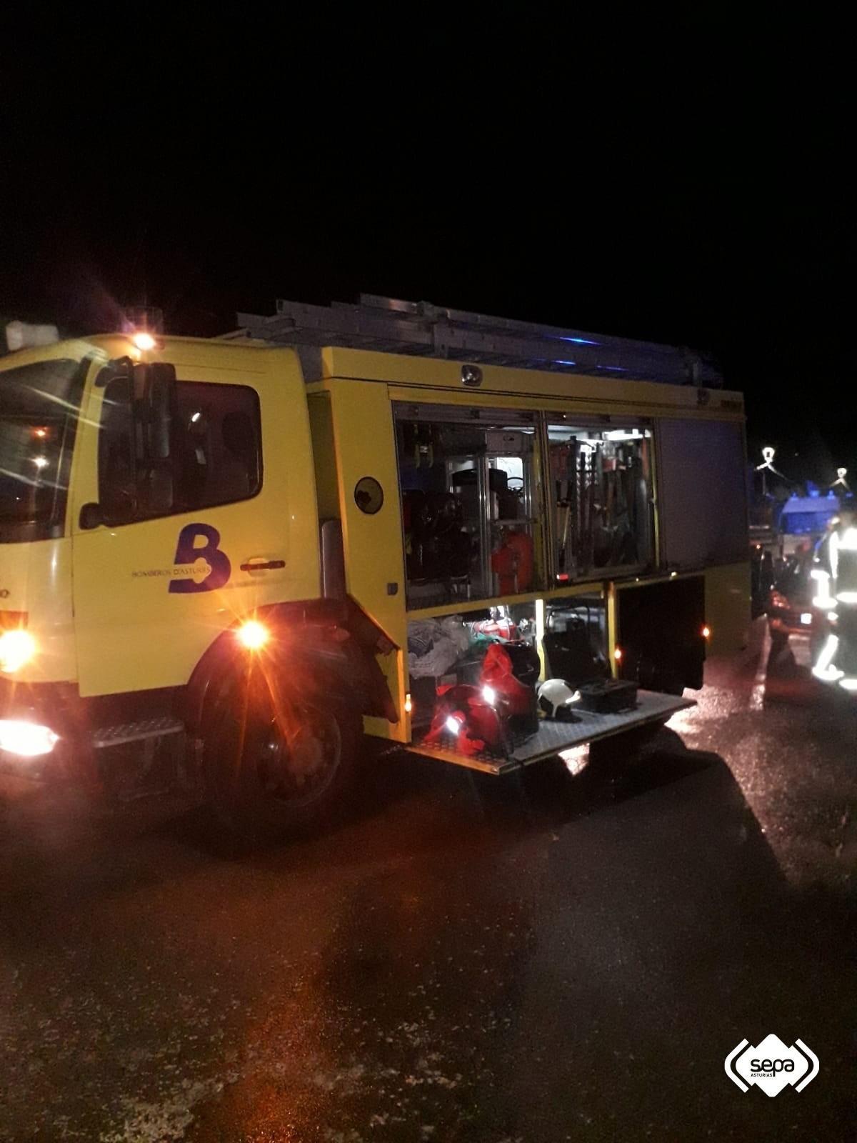 Camión de Bomberos del SEPA en Vegadeo.