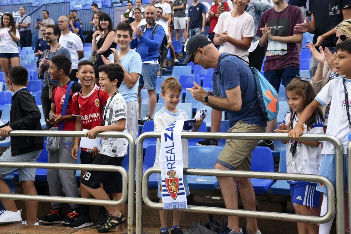 Presentación de Raphael Dwamena, nuevo fichaje del Real Zaragoza