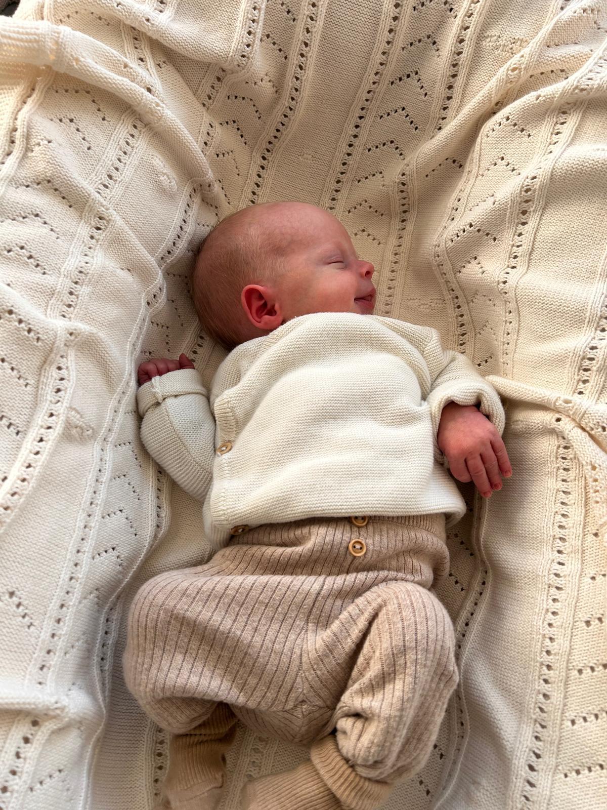 Mario Villar Dekker, primer hijo de Amanda Dekker y de Mario Villar.