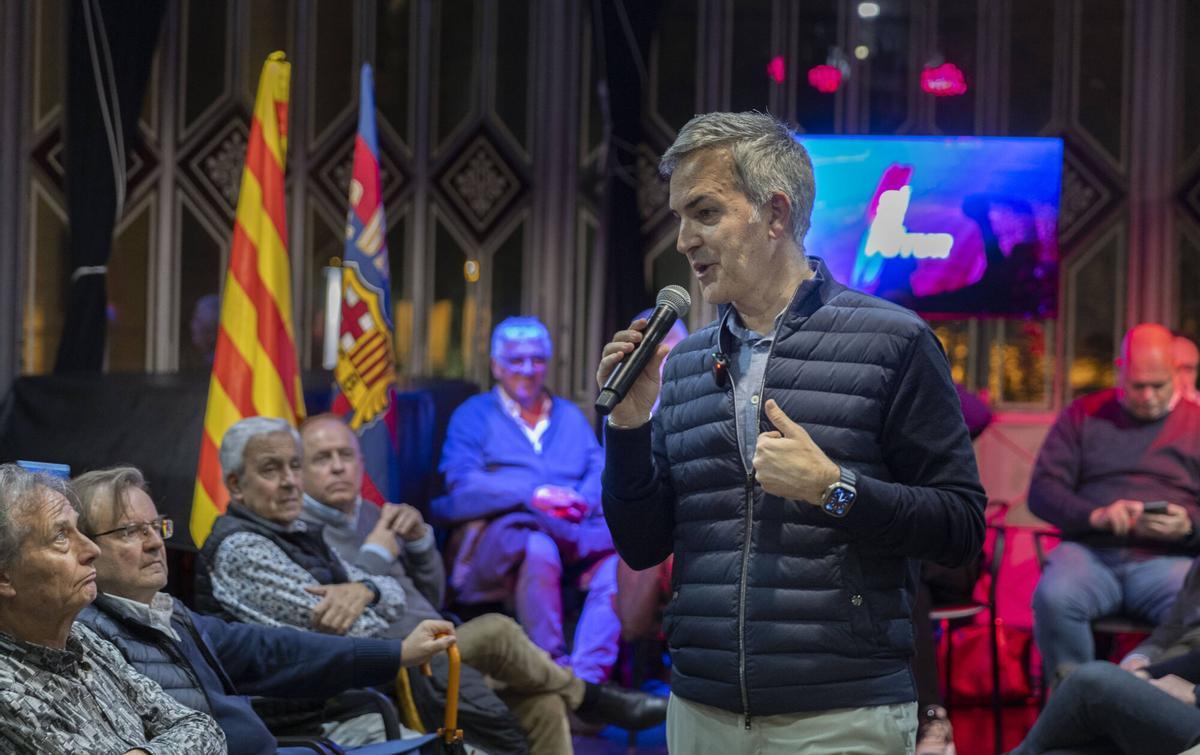 Víctor Font, líder de 'Sí al Futur', grupo que también se adhiere a 'El Barça que volem'