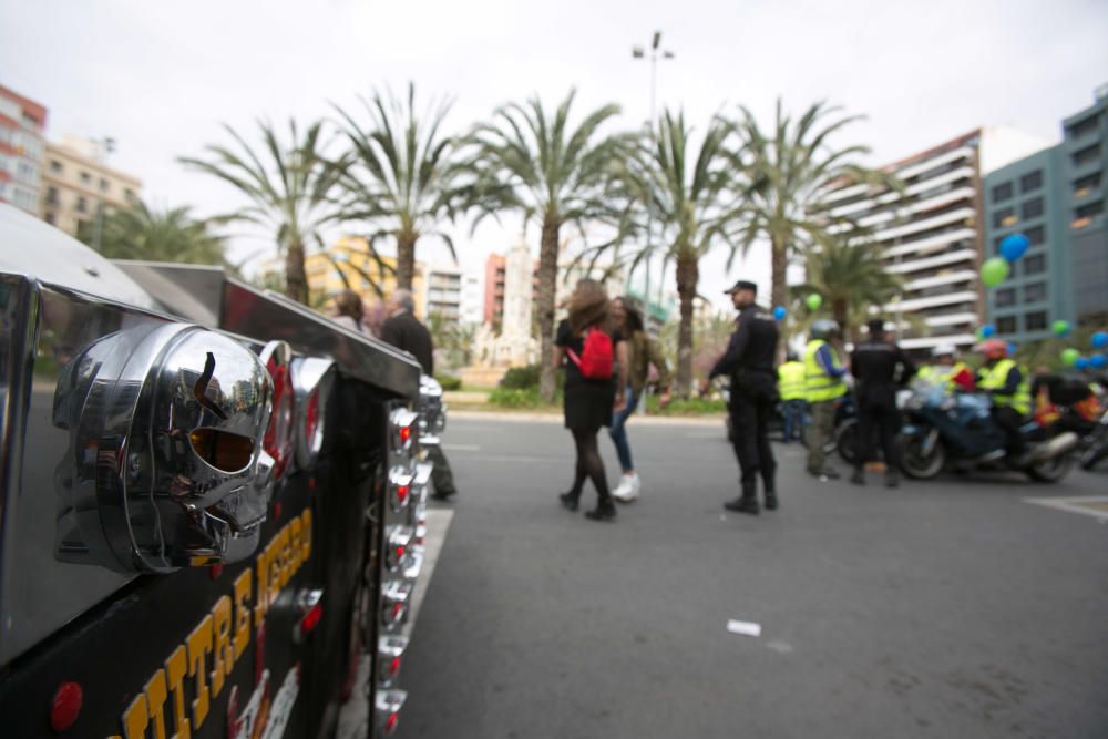 Manifestación por la equiparación salarial convocada por la asociación de policí­as Jusapol en Luceros