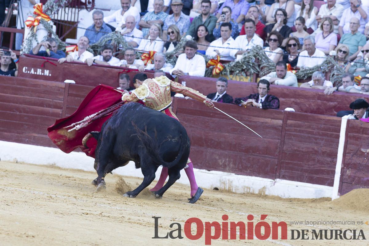 Tercer festejo de la Feria Taurina de Murcia (Talavante, Paco Ureña y Roca Rey), en imágenes