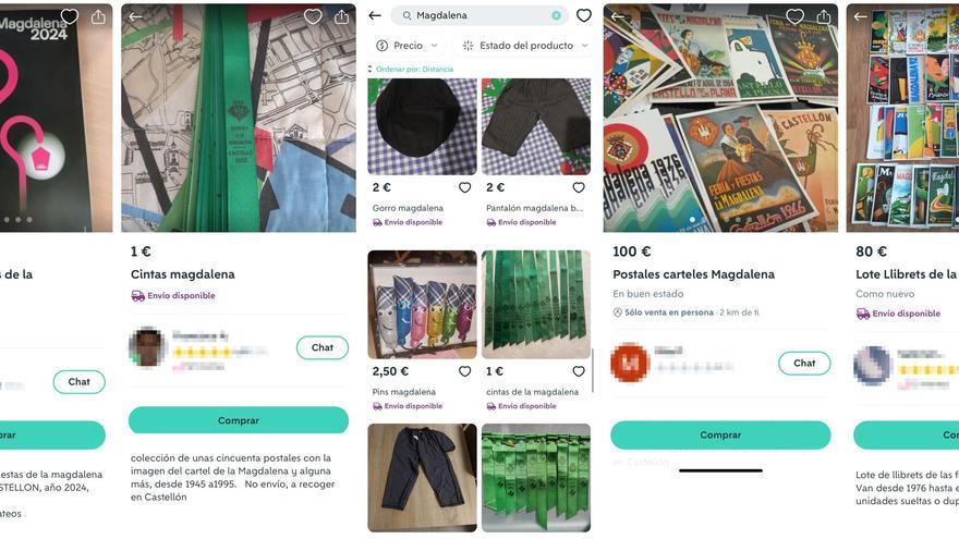 Furor magdalenero en Wallapop: el negocio de las cintas y llibrets