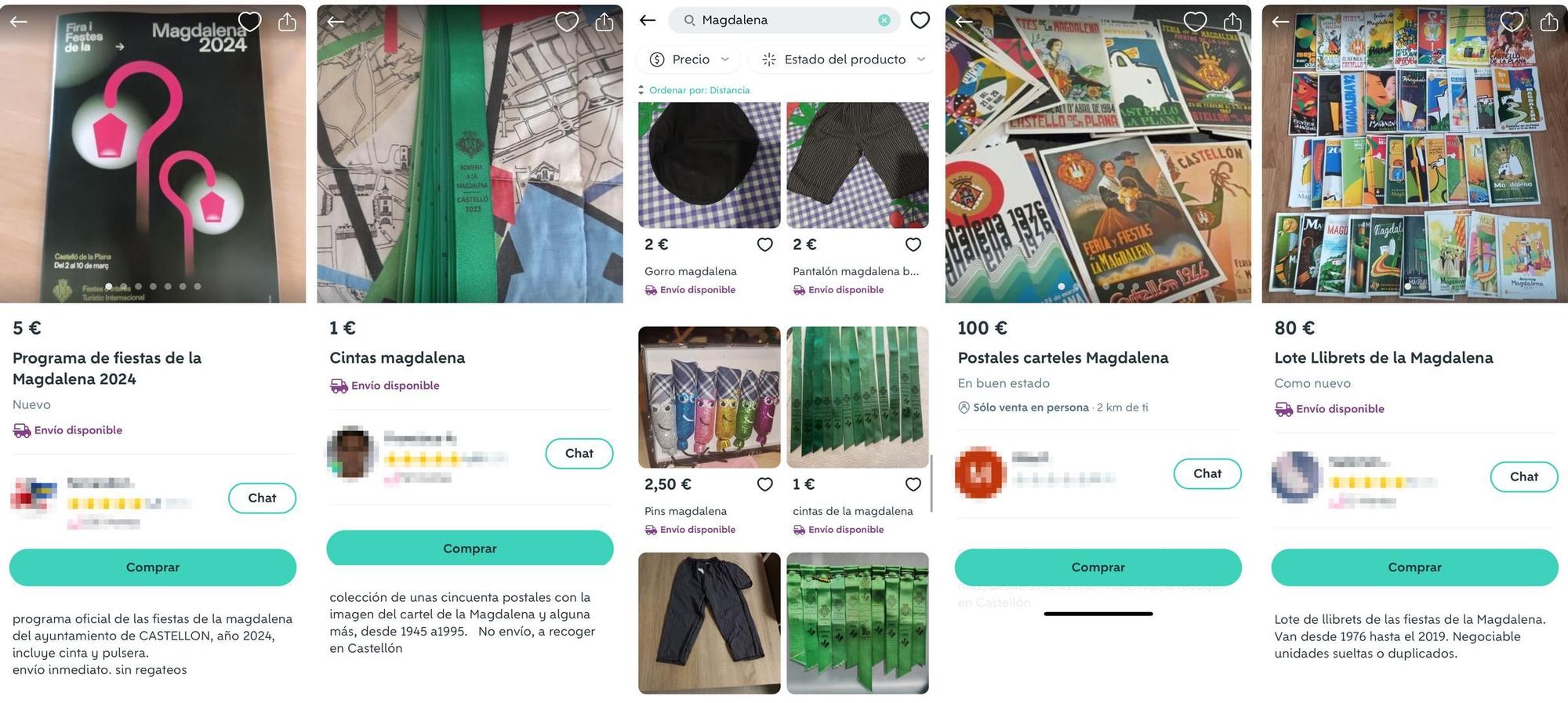 Furor magdalenero en Wallapop: el negocio de las cintas y llibrets