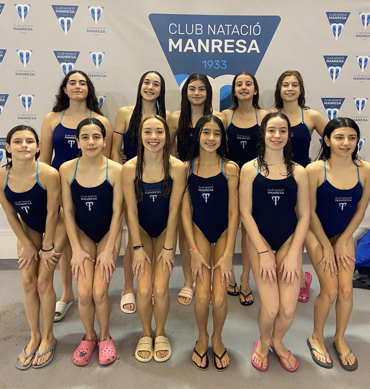 L'equip infantil del CN Manresa participarà en figures i en la rutina combinada