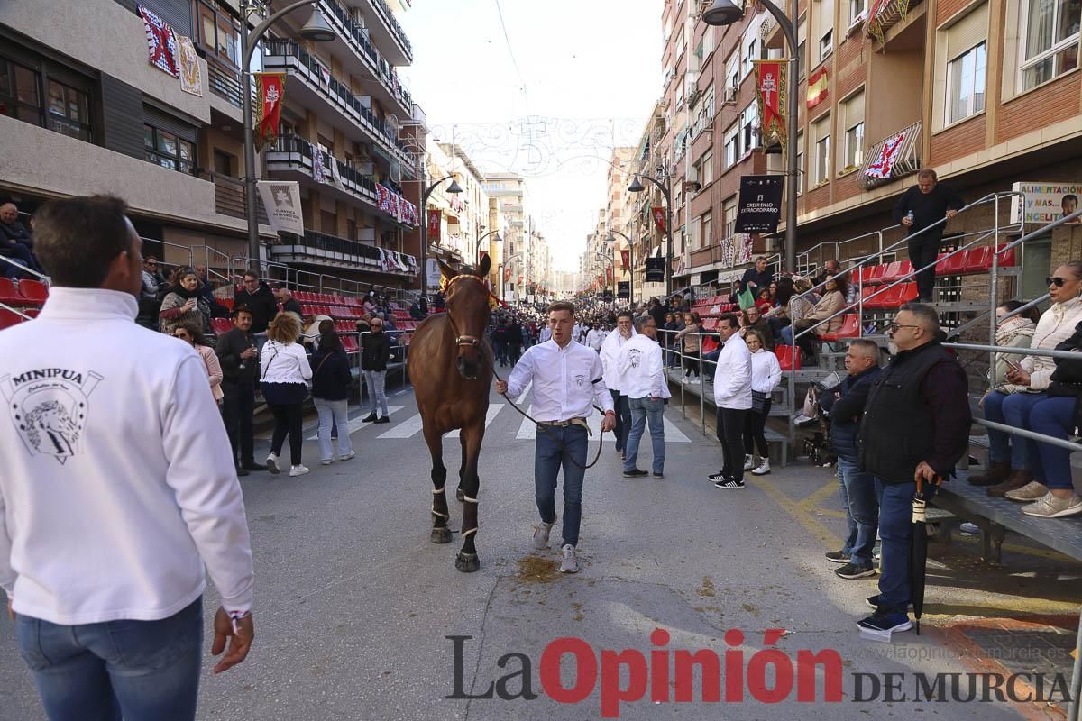 Concurso de caballo a pelo: pasacalles hasta el Hoyo en Caravaca