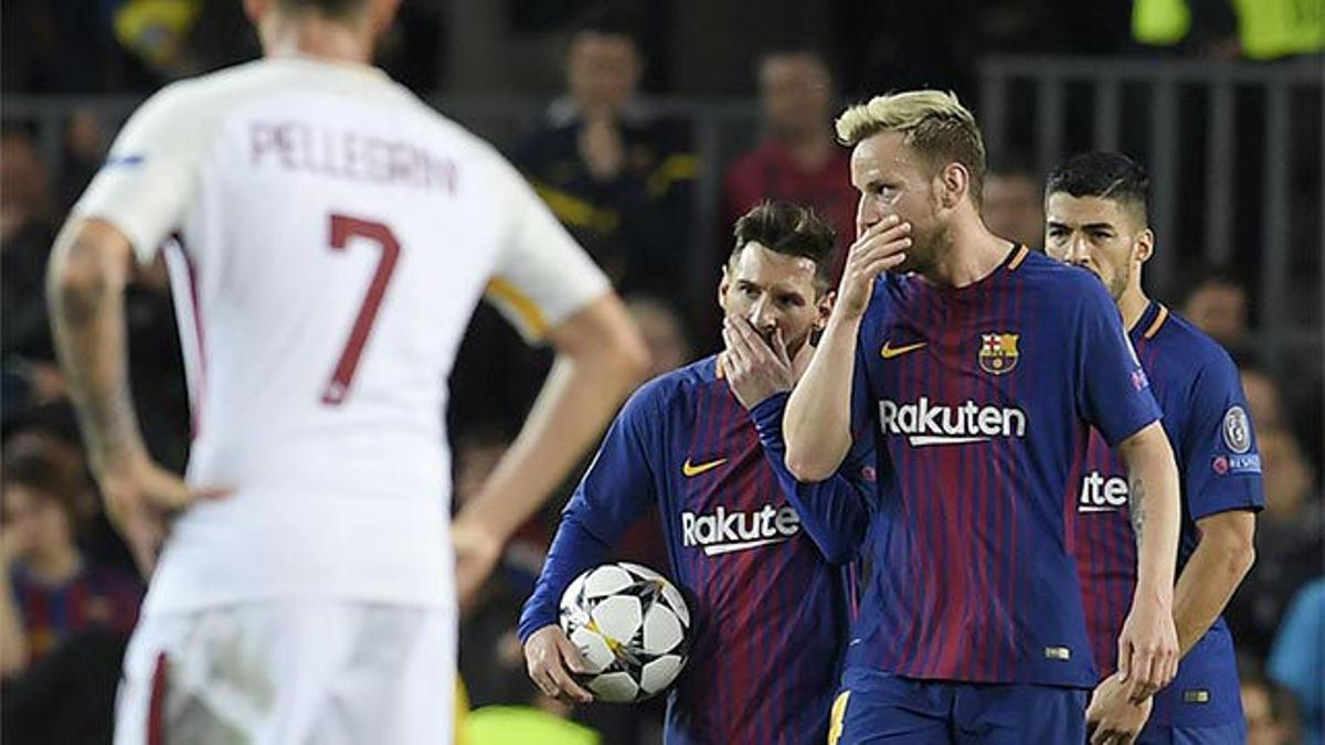 LACHAMPIONS | FC Barcelona - Roma (4-1): Rakitic estrelló otro balón en el poste