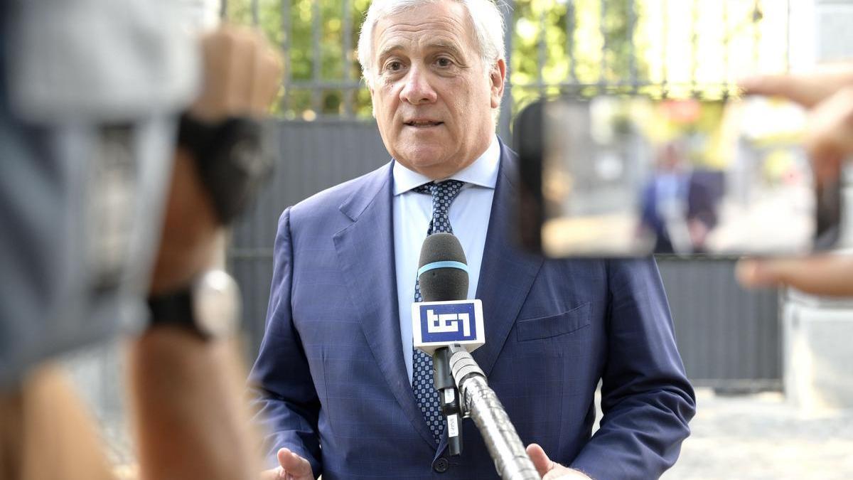 El actual ministro de Asuntos Exteriores de Italia, Antonio Tajani.