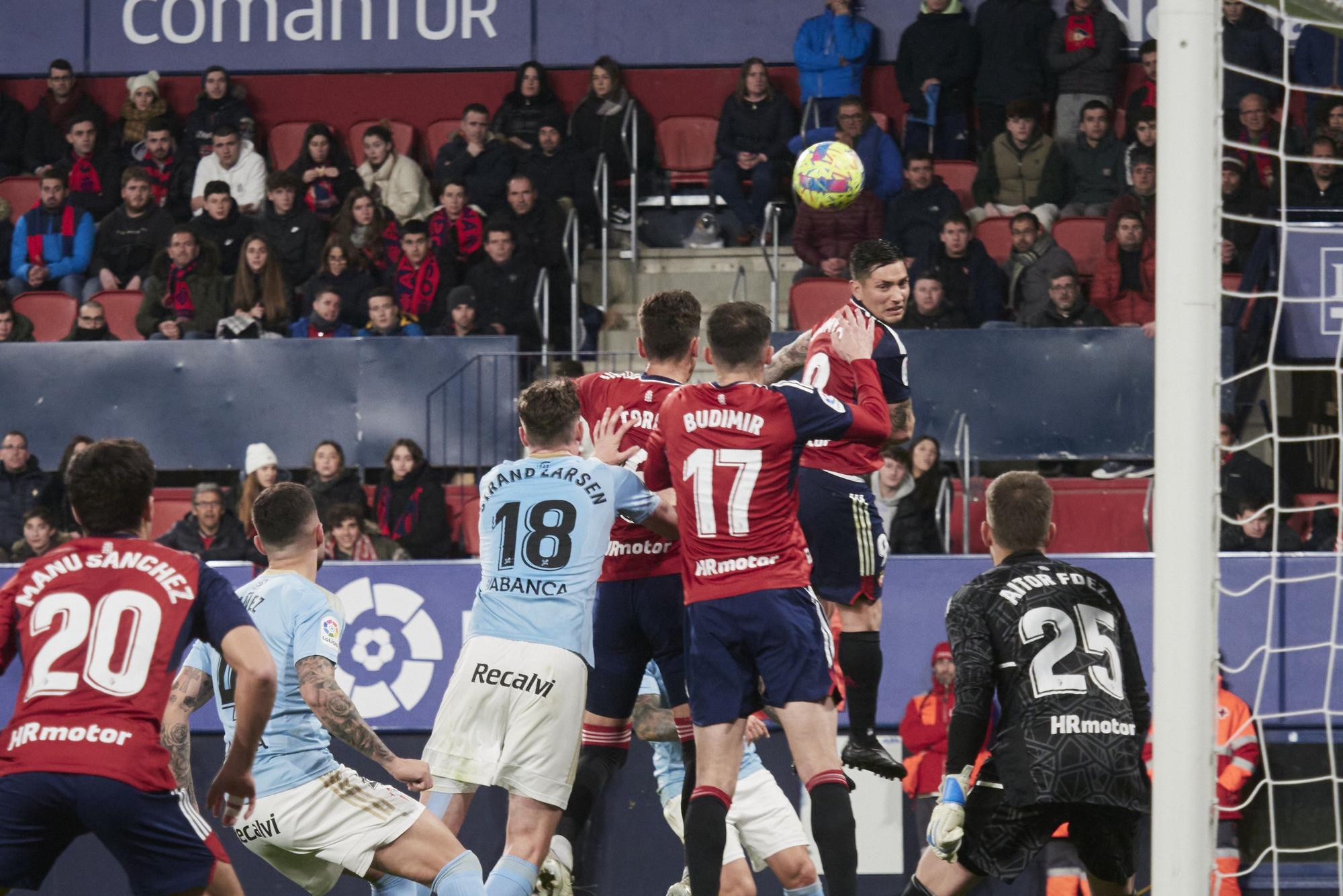 Las mejores imágenes del Osasuna - Celta