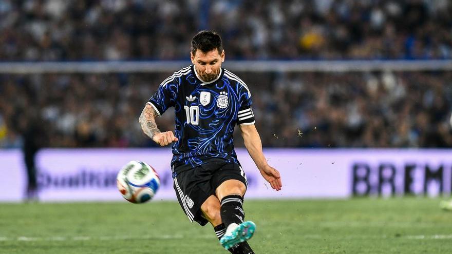 Messi, ante su partido número 200 con Argentina