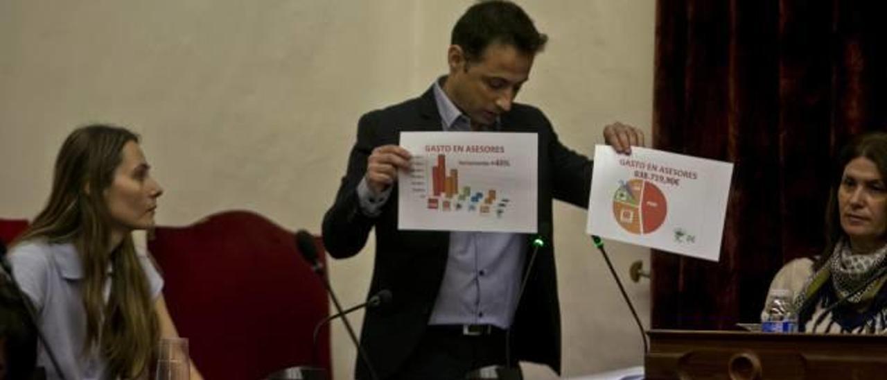 El tripartito y la oposición reabren la polémica por los asesores municipales