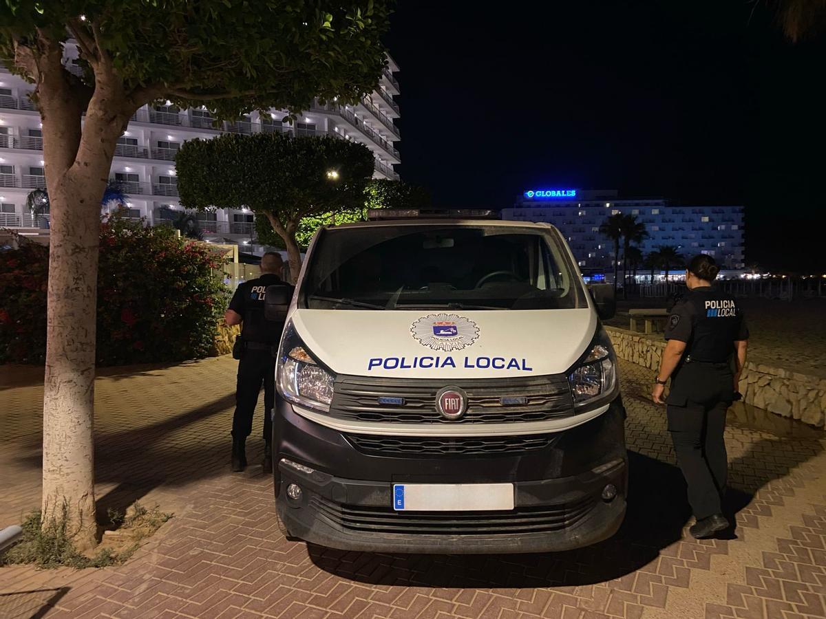 Agentes de la Policía Local de Calvià.
