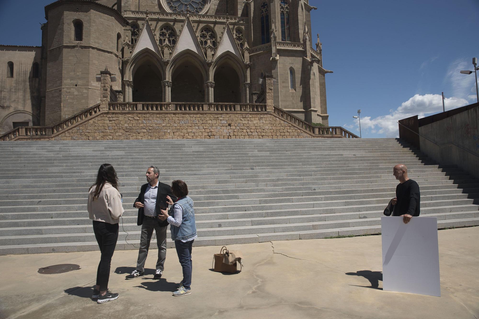 La cara divertida de  la foto dels candidats de Regió7