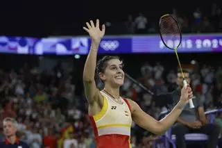 Bádminton en los Juegos Olímpicos: Carolina Marín - Aya Ohori, en imágenes