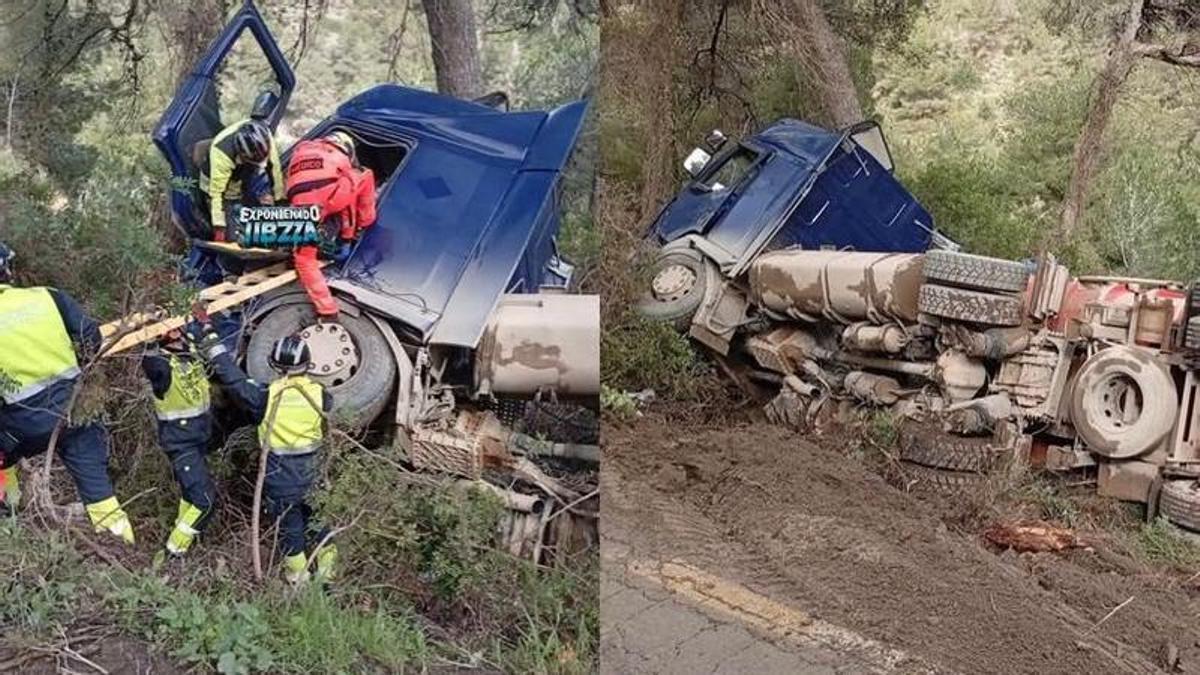 La cabina del vehículo ha quedado deformada