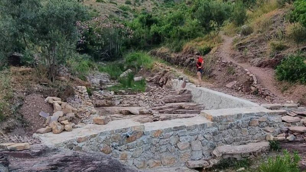 Font dels Tolls de la Vall d'Uixó, en el barranco de Aigualit, donde se ha producido el hallazgo.