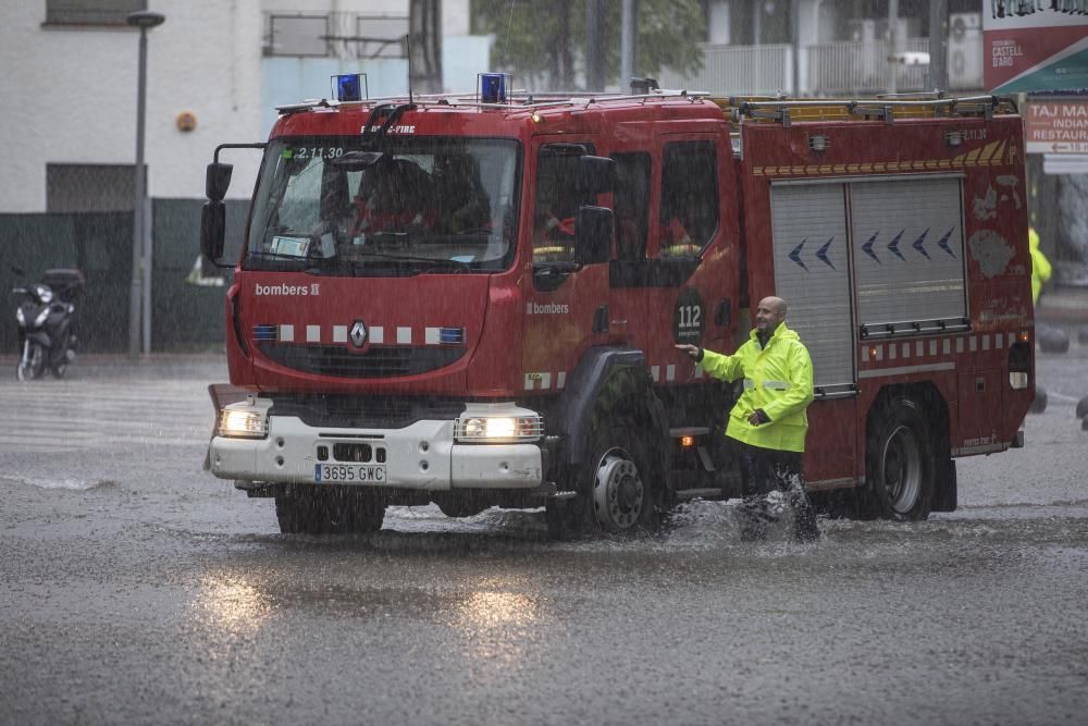 Inundacions a Platja d'Aro