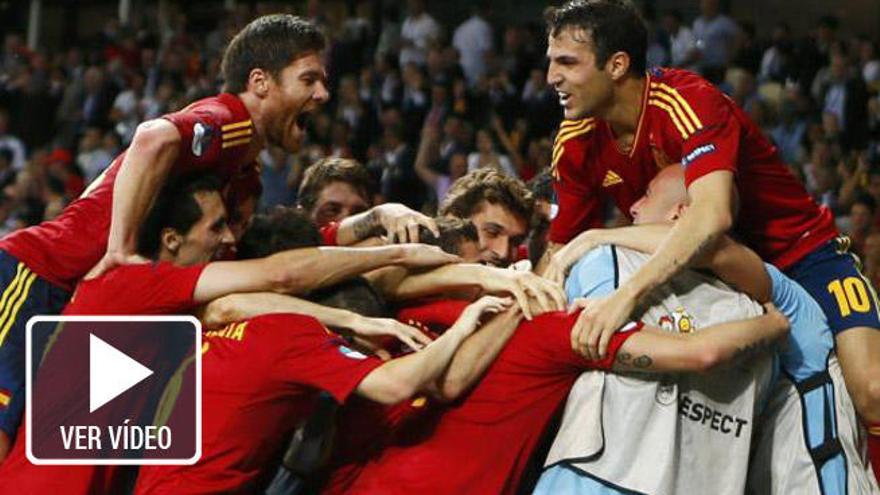 España, récord de mayor número de goles en una final de la Euro.