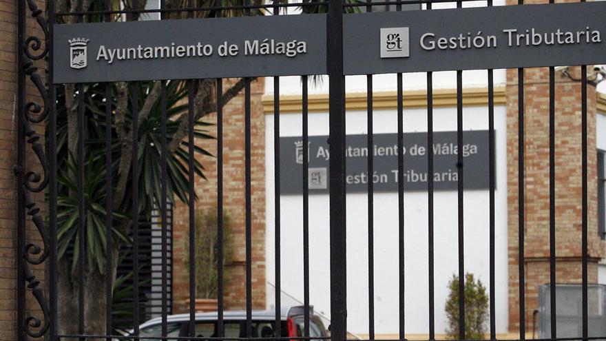 Fachada de la empresa Gestrisam, en Tabacalera.