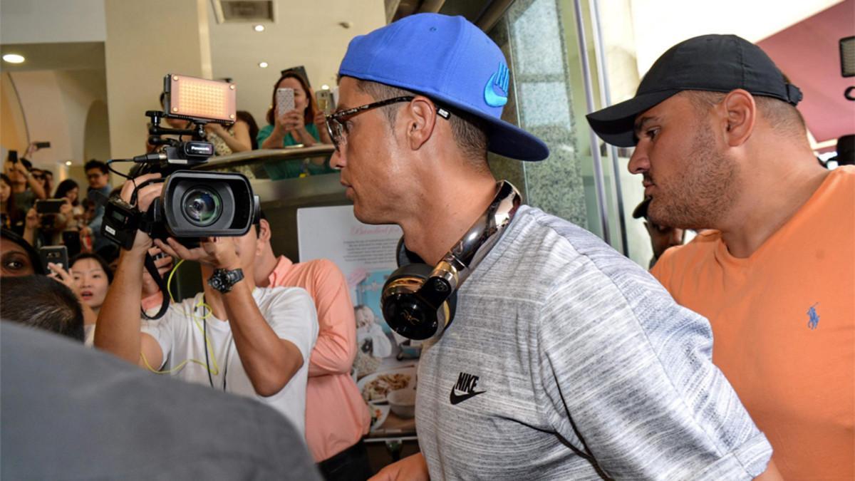 Cristiano Ronaldo durante su estancia en Singapur el pasado 21 de julio