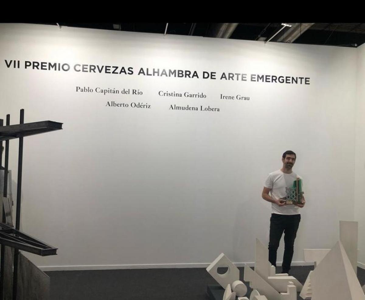Alberto Odériz se hizo con el VII Premio Cervezas Alhambra de arte emergente en ARCO. |   // NORDÉSINSTAGRAM