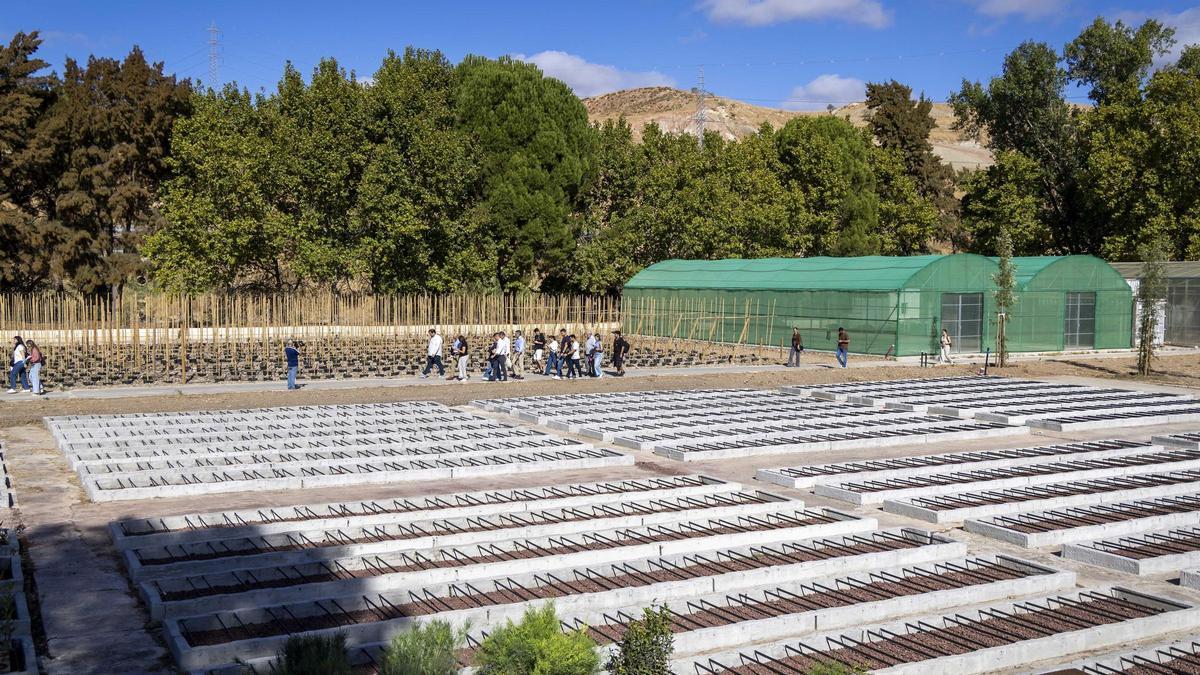 Vista de las instalaciones situadas en Ardales que albergarán un gran centro sobre el cambio climático.