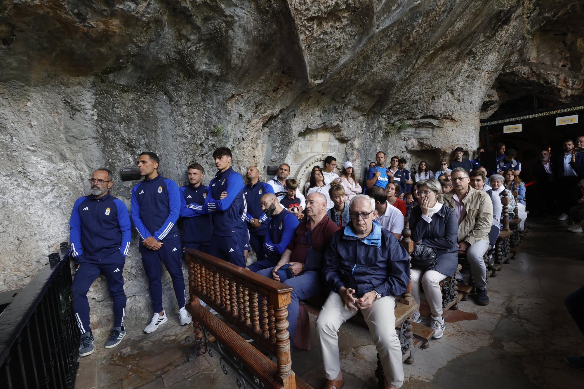 Visita del Real Oviedo al Santuario de Covadonga