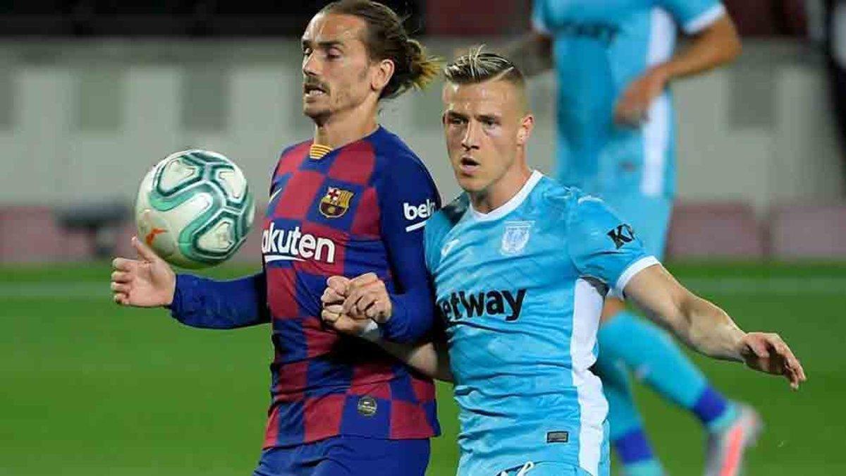 Griezmann fue lo más peligroso del Barça