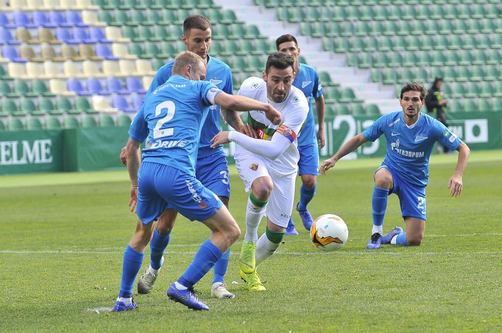 El Elche recibe demasiado castigo ante el Zenit.