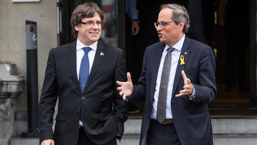 Puigdemont diu que hi ha partits que «flirtegen amb la violència»