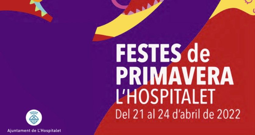 Fragmento del cartel de las Fiestas de Primavera de L'Hospitalet de Llobregat 2022.