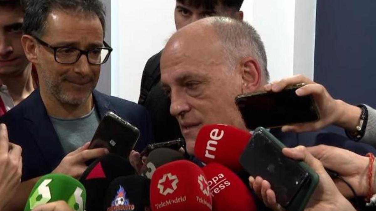 Tebas, tras la sentencia a favor de LaLiga Impulso: "No nos sometemos a amenazas de nadie"