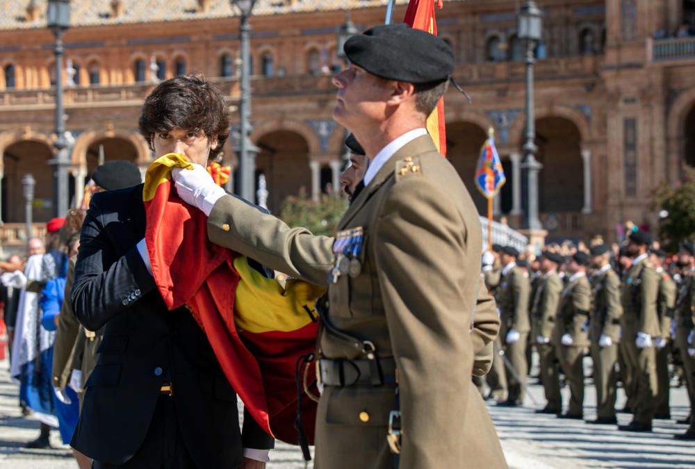 Jura de bandera civil en Sevilla.