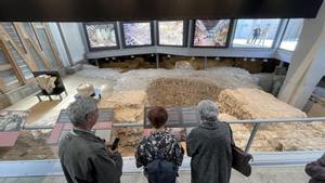 Inauguración de la reforma del espacio museizádo del Mercat de Santa Caterina del MUHBA, con restos del antiguo convento