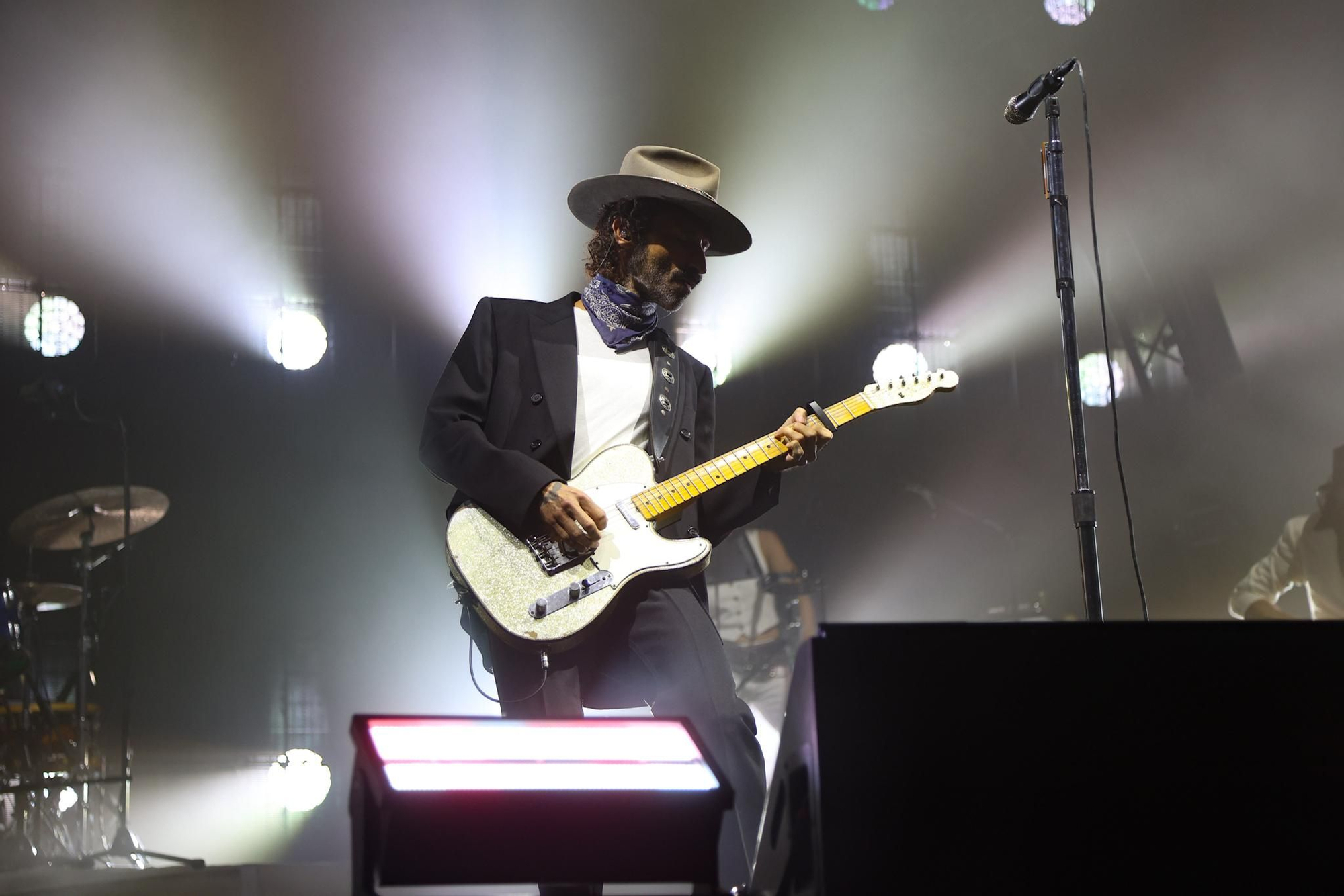 Leiva en el Muelle de Batería de A Coruña
