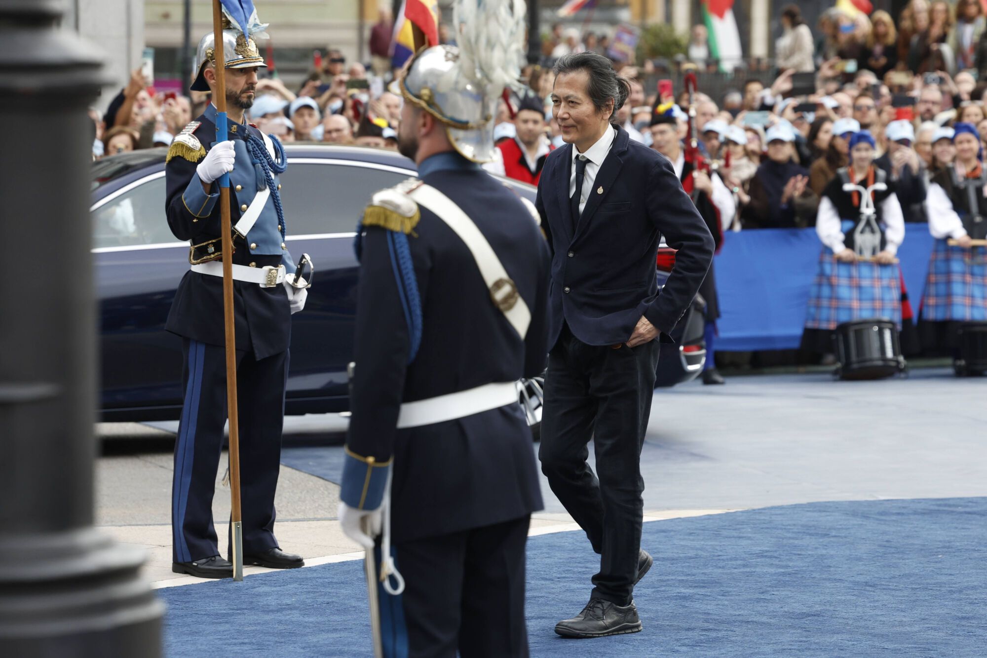 Premios Princesa. Entrada al teatro Campoamor de premiados. Kanon