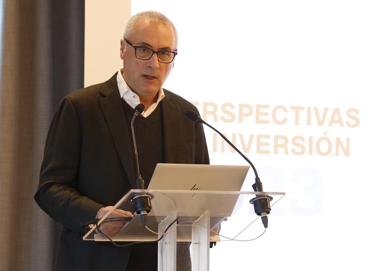 Rogelio Garrido, durante su intervención.