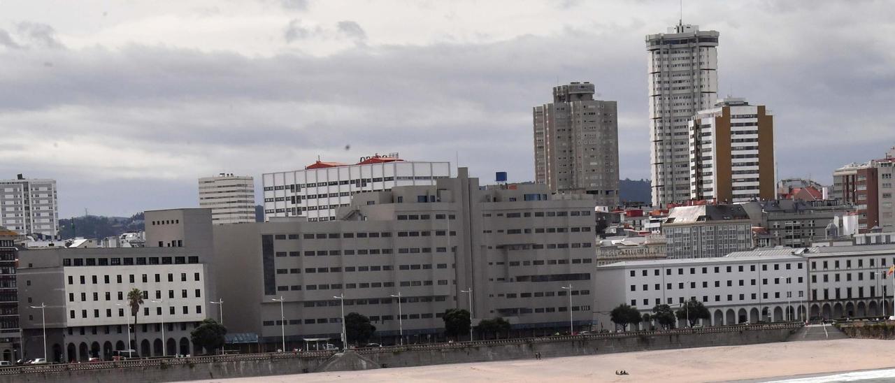 Vista de la zona del Orzán en A Coruña.