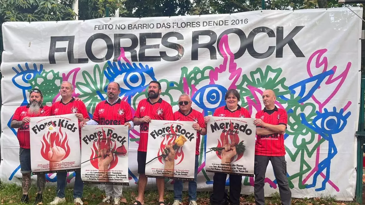 Dez anos de rock no Barrio das Flores da Coruña