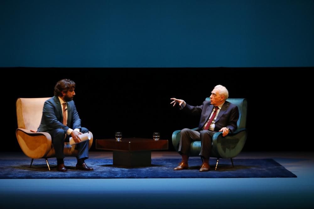 Martin Scorsese en el teatro Jovellanos.