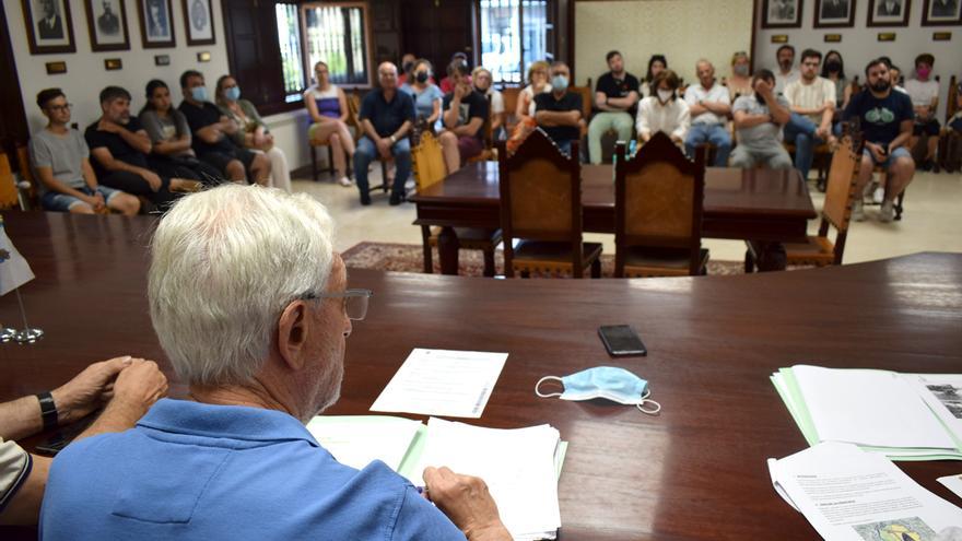 Un momento del pleno en el que se tomó el acuerdo unánime.