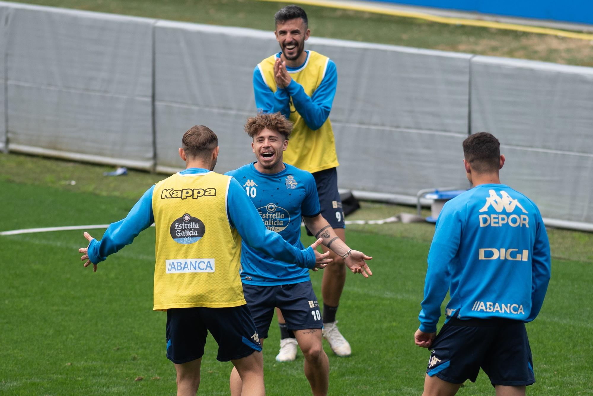 El Dépor prepara en Riazor el partido de Córdoba