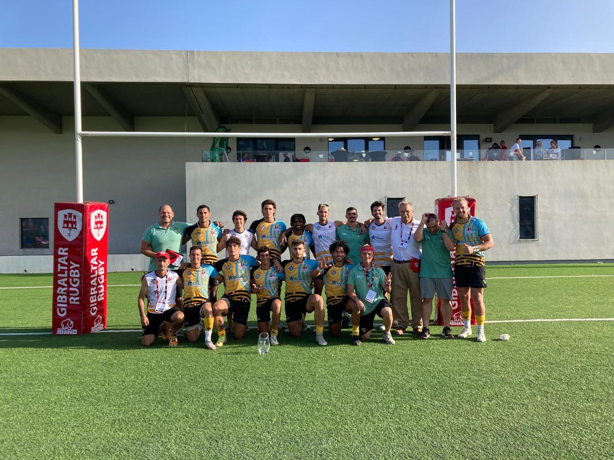 El combinado de jugadores de la liga española completa un gran torneo y vuelve a proclamarse campeón del Gibraltar 7s por tercer año consecutivo.