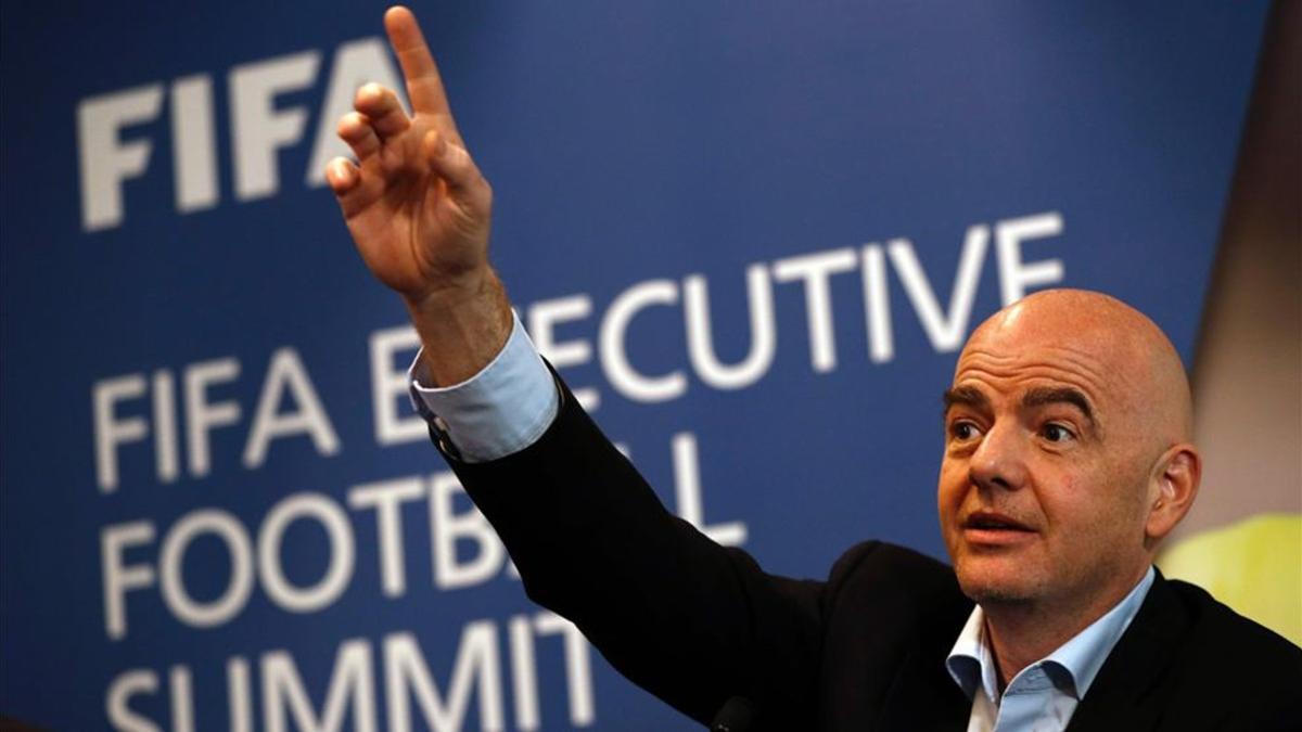 Gianni Infantino, presidente de la FIFA