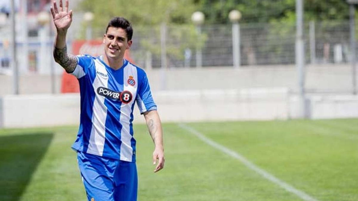 Enzo Roco debutará con la camiseta del Espanyol este sábado en Montilivi contra el Girona