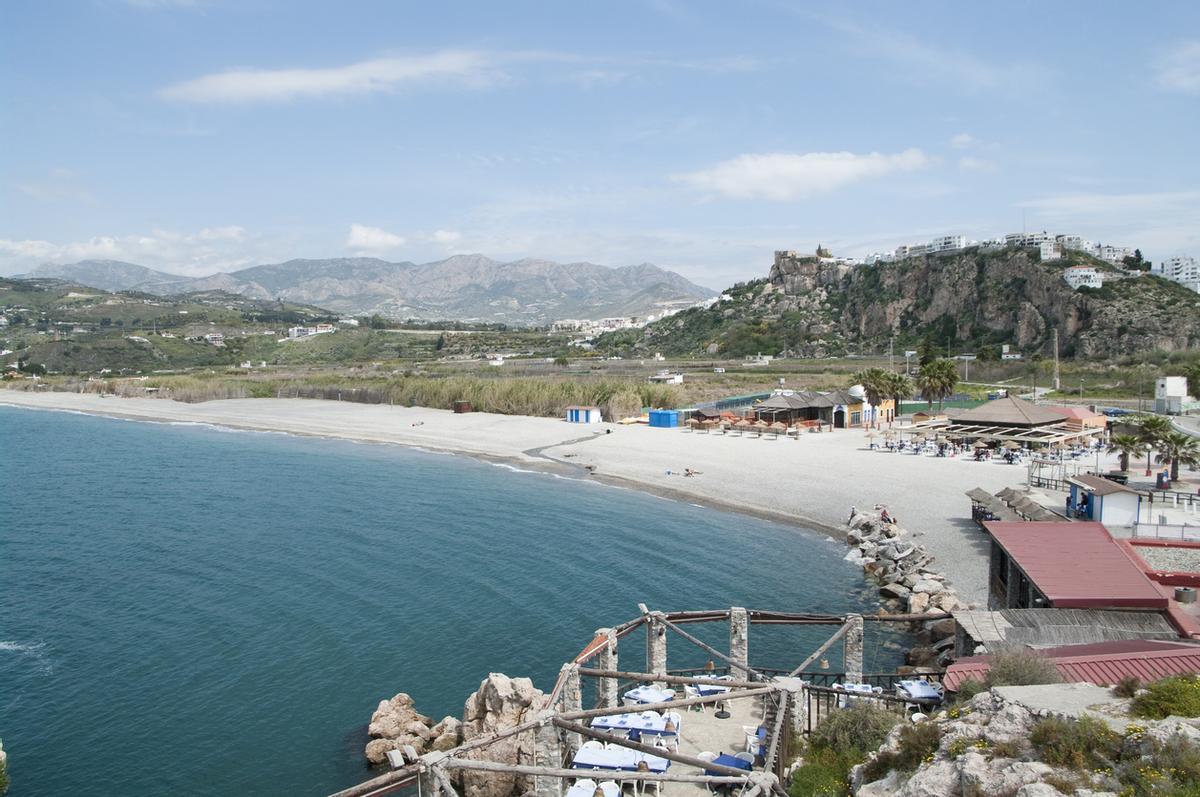 Playa de Salobreña en Granada